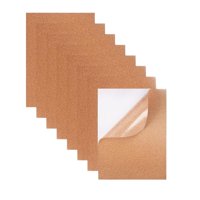 Magideal - 8 Láminas De Corcho De 1 Mm De Grosor Para Manualidades Rústicas, Decoración De Pared Para Oficina, Bar, Posavasos, Decoración Del Hogar, Proyectos De