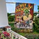 thumbnail image 5 of ¡Oye, Arnold!-bandera de jardín temática. Regalo perfecto para fans, amigos y familiares, ideal para actividades al aire libre y decoración de fiestas.28CM*45CM, 5 of 5