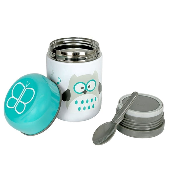 Accesorios Alimentación Termo De Comida Con Cuchara Lima