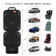 thumbnail image 3 of Protector de asiento de coche SMART ELF, paquete de 2 unidades, acolchado más grueso, negro, 3 of 8