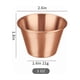 thumbnail image 2 of suxuMhao Vasos Reutilizables para Condimentos, 10 Piezas Oro Rosa 2.5-3OZ/80ML Vasos para Salsa, Vasos Pequeños para Mojar Salsa para Aderezo de Ensalada, Vasos Portátiles de Salsa de Acero, 2 of 3