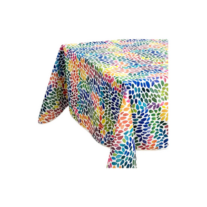 Genérico - Mantel Bistrech Estampado Rectangular 150X230 Cm, Multicolor