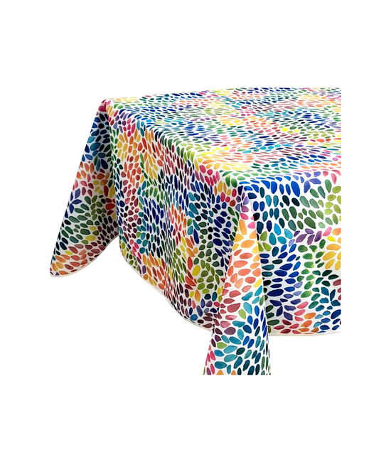 Genérico - Mantel Bistrech Estampado Rectangular 150X230 Cm, Multicolor