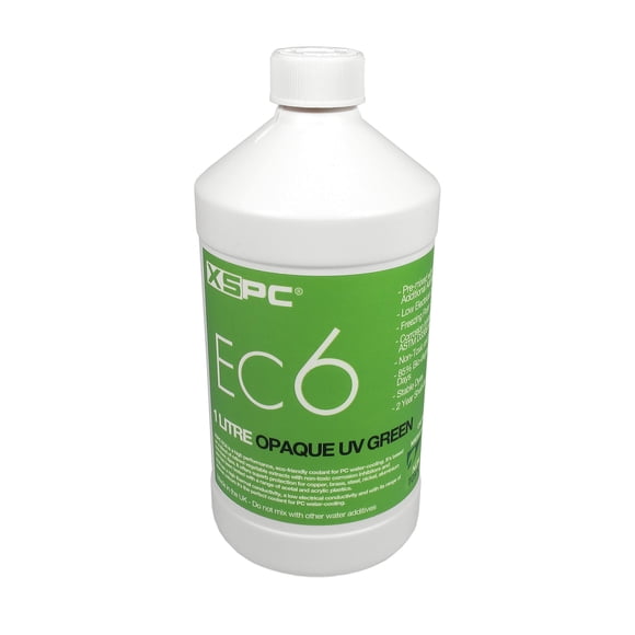 Líquido refrigerante para PC XSPC EC6 1000 ml Verde UV Opaco
