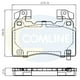 thumbnail image 2 of Pastillas Freno para auto COMLINE CBP32372, 2 of 4