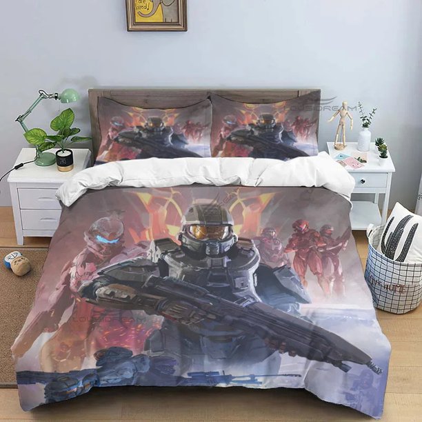 Cartoon Game Patterns Polyester 3D Digital Printed Duvet Cover Bedding Sets Queen Bedding Sets King Bedding Sets Bedroom Bed Sheets