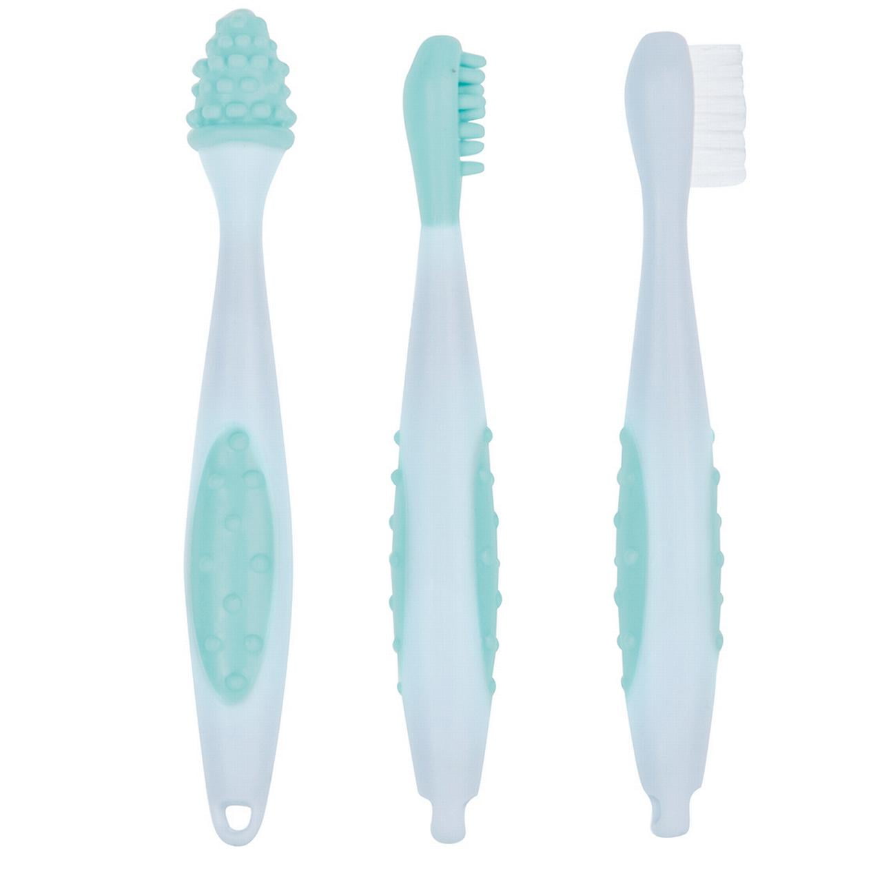 Set De 3 Cepillos De Dientes Bebé Confort