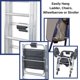 thumbnail image 4 of Gancho de escalera ALWORG negro resistente para pared de garaje, 4 of 5