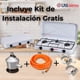 thumbnail image 3 of Cocina Encimera a Gas Licuado 3 Platos + KIT de instalación Cocinilla Blanco, 3 of 7