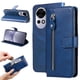 thumbnail image 1 of Funda con Cremallera para Huawei Nova 12, Carcasa Cartera de Cuero PU con Soporte y Tarjetero, 1 of 6