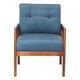 thumbnail image 1 of Sitial Munich Tela Velvet Azul Petroleo, 1 of 3