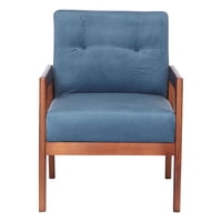 Latam Home - Sitial Munich Tela Velvet Azul Petroleo