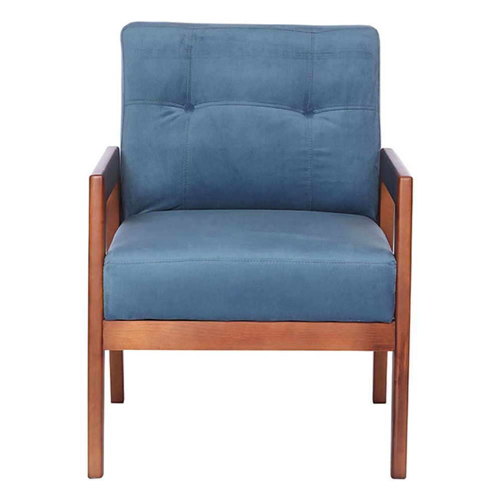 Latam Home - Sitial Munich Tela Velvet Azul Petroleo