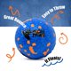 thumbnail image 3 of Pelota Indestructible para Perro Iron Paws con Patas de Hierro, Azul, 3 of 6