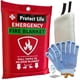 thumbnail image 1 of Manta de emergencia contra incendios Protect Life de 40 x 40 cm con guantes y gancho, 1 of 8