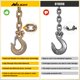 thumbnail image 4 of Cadena de Seguridad para Remolque Nilight 3/8"x89cm Grado 70 26400lbs, 4 of 8