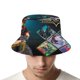 thumbnail image 4 of Los Corazones del Reino Sombrero bucket para adultos, gorra de protección solar, sombrero de pescador plegable para viajes al aire libre, pesca y actividades de verano, 4 of 6