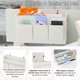 thumbnail image 4 of Organizador de mesita de noche Bedside Caddy Edudif de doble uso, blanco, 4 of 7