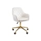 thumbnail image 1 of Silla Escritorio Giratoria Lux Base Dorada - Beige/Crudo, 1 of 7
