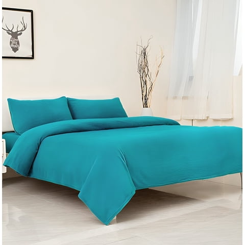 Sábanas Chiporro Lisa 1.5 Plazas / Azul Petroleo – Doral