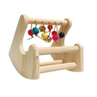 Ioensy - Percha Para Pájaros Mecedores, Soporte Para Juegos De Pájaros Para Cacatúas, Agapornis, Guacamayos