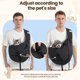 thumbnail image 5 of Bolsa portadora para perros CynosCape de hasta 8 kg, ajustable, color negro, 5 of 8