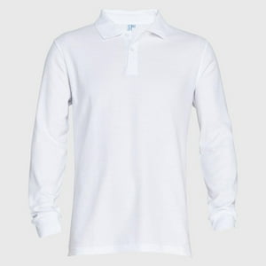 Jayson - Polera Pique T/C Ml Hombre Blanco S
