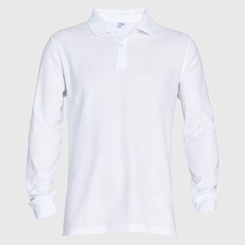 Jayson - Polera Pique T/C Ml Hombre Blanco L