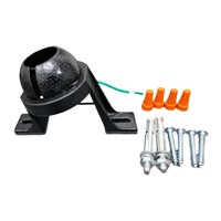 Magideal - Soporte De Montaje Para Ventilador De Techo Con Accesorios De Montaje, Piezas De Ventilador De Techo Profesionales Y Fáciles De Instalar, Adaptador De