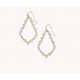 thumbnail image 1 of Aros Kendra Scott Elegantes Pendientes Elle para Mujer en Metal Bañado en Rodio Blanco con Circonita - Talla Única - Modelo 4217709672, 1 of 3