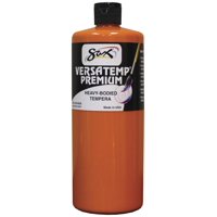 Paint Sax Versatemp Premium, Témpera Para Uso Pesado, 1 Litro, Color Naranja