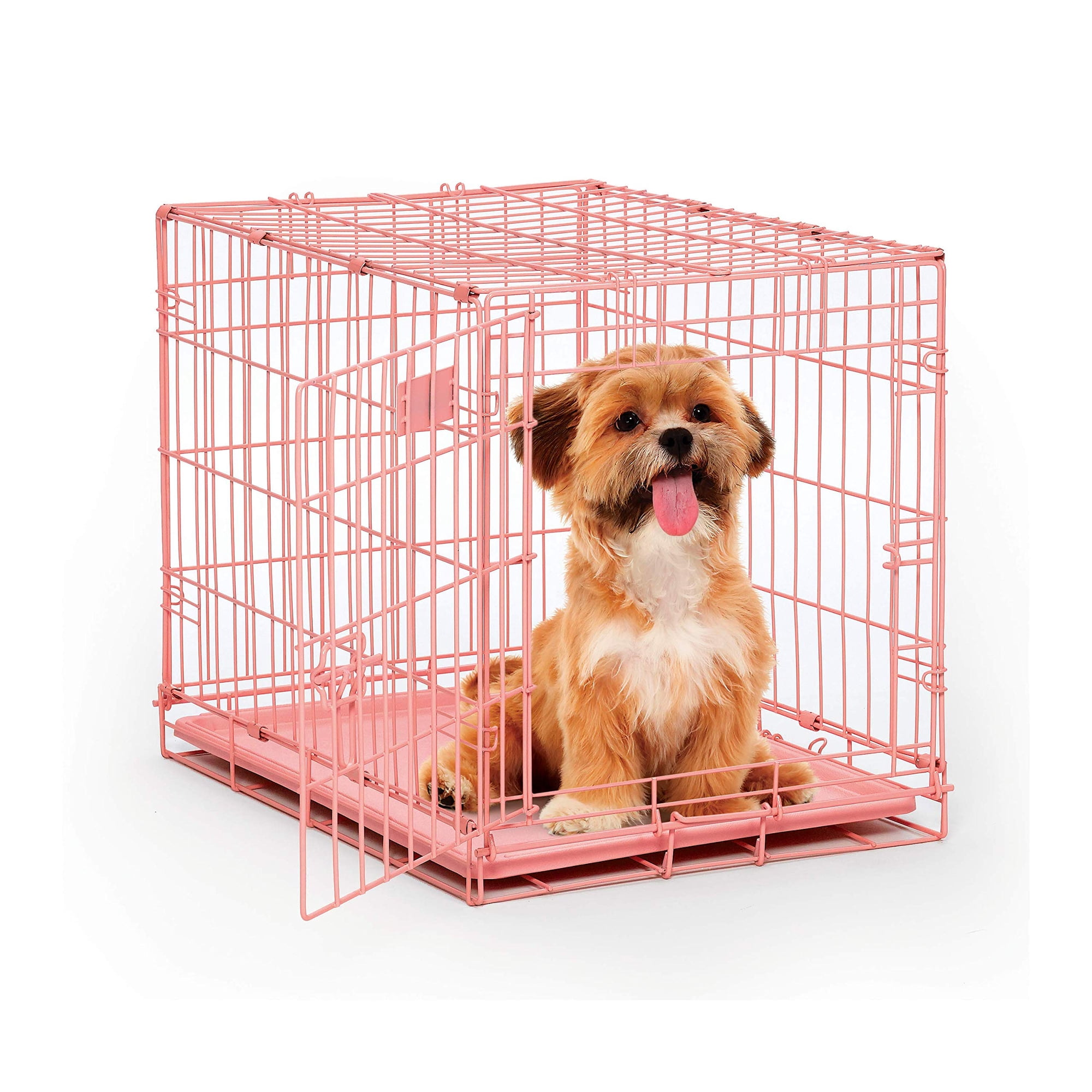 Caja Para Perros Midwest Homes For Pets Icrate 24 Rosa Para Perros Pequeños