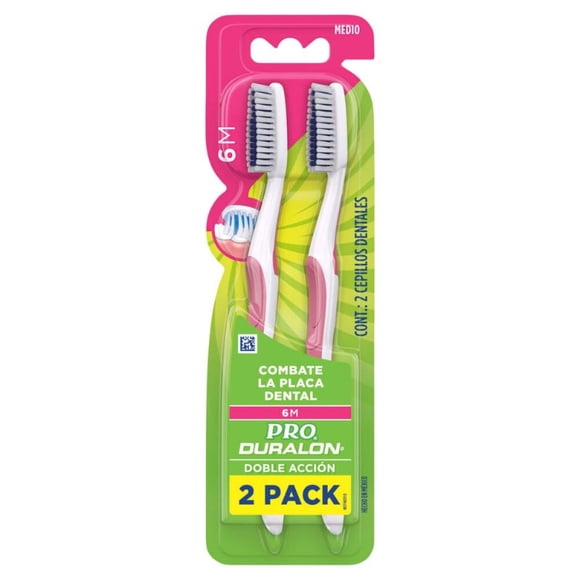 Cepillo Dental PRO Doble Acción 6m 2 Un, 1 Un