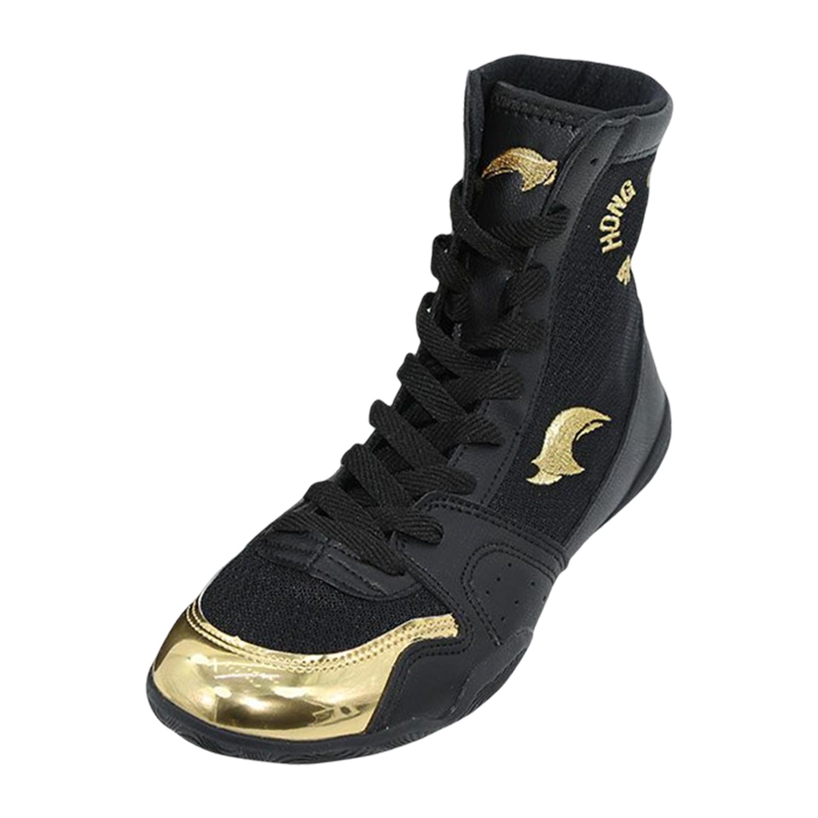 Magideal - Zapatos De Kick Boxing Botas De Unisex Adultos Calzado Para Equipamiento Accesorios , 38