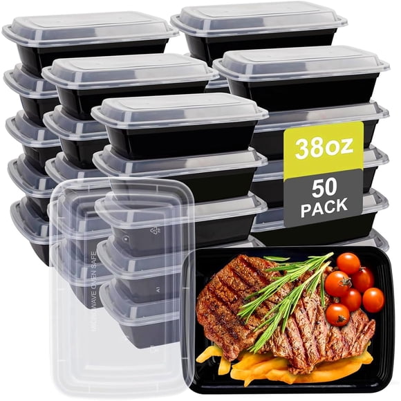 Recipientes De Almacenamiento De Alimentos 125 Ml Reutilizables Paquete De 50
