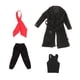 thumbnail image 2 of Gabardina A Escala 1/12, Chaleco De Cosplay, Disfraz Para Figuras De Acción De 6 Pulgadas, Accesorio, Chaleco Negro, 2 of 3