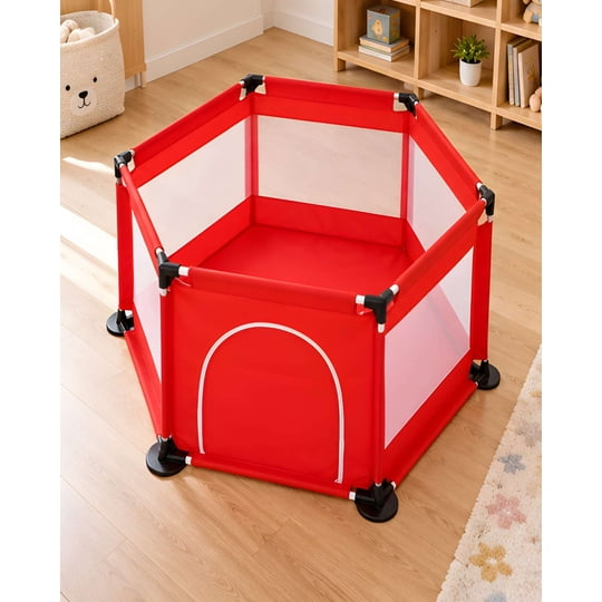 Mylhogar - Centro De Actividades Y Corral Hexagonal Para Bebé Con Pelotas Incluidas