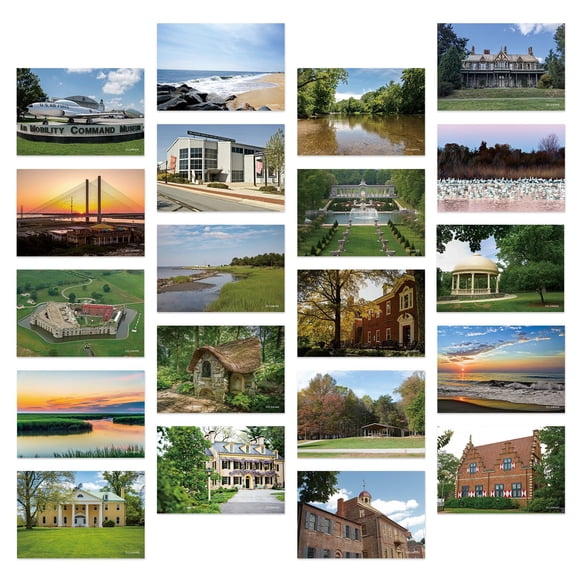 Postales Dear Mapper 20 unidades/juego 10 × 14,8 cm Delaware