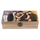 thumbnail image 1 of Friends Caja Organizadora de Madera Rústica - Caja Decorativa Multifuncional para Escritorio, Hogar, Oficina, Joyas y Manualidades, 1 of 6
