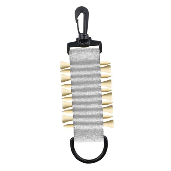 Soporte Para Tee De Golf Para Sujetar A La Bolsa De Golf, Portátil, Para Carritos De Golf, Golfista, Golf, Blanco