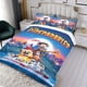 thumbnail image 3 of Los Inseparables Conjunto de sábanas temático, trío de piezas, cómodo y amigable con la piel, diseño único, regalo de decoración para el hogar para familiares, amigos y fans,173cm *218cm, 3 of 6