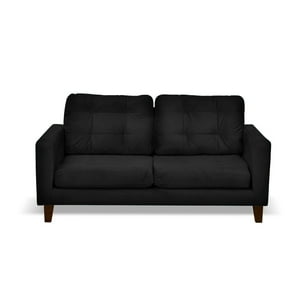 Latam Home - Sofa Napoles 2C Tela Velvet Negro