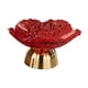 thumbnail image 4 of Cuenco con pedestal y soporte para platos, decoración moderna, práctica cesta de frutas con patas, bandeja para aniversario, inauguración de la casa, Rojo, 4 of 5