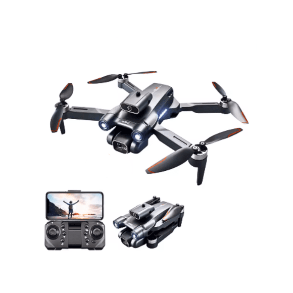 Drone Cámara Dual Hd Sin Escobilla Evita Obstáculos Wifi