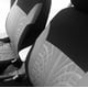 thumbnail image 2 of Funda Cubre Asiento Diseño en Gris 11 piezas / 5 Cabeceras Negro, 2 of 2
