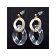 thumbnail image 1 of Aros Cascada Colgante Acero Color Dorado, 1 of 2