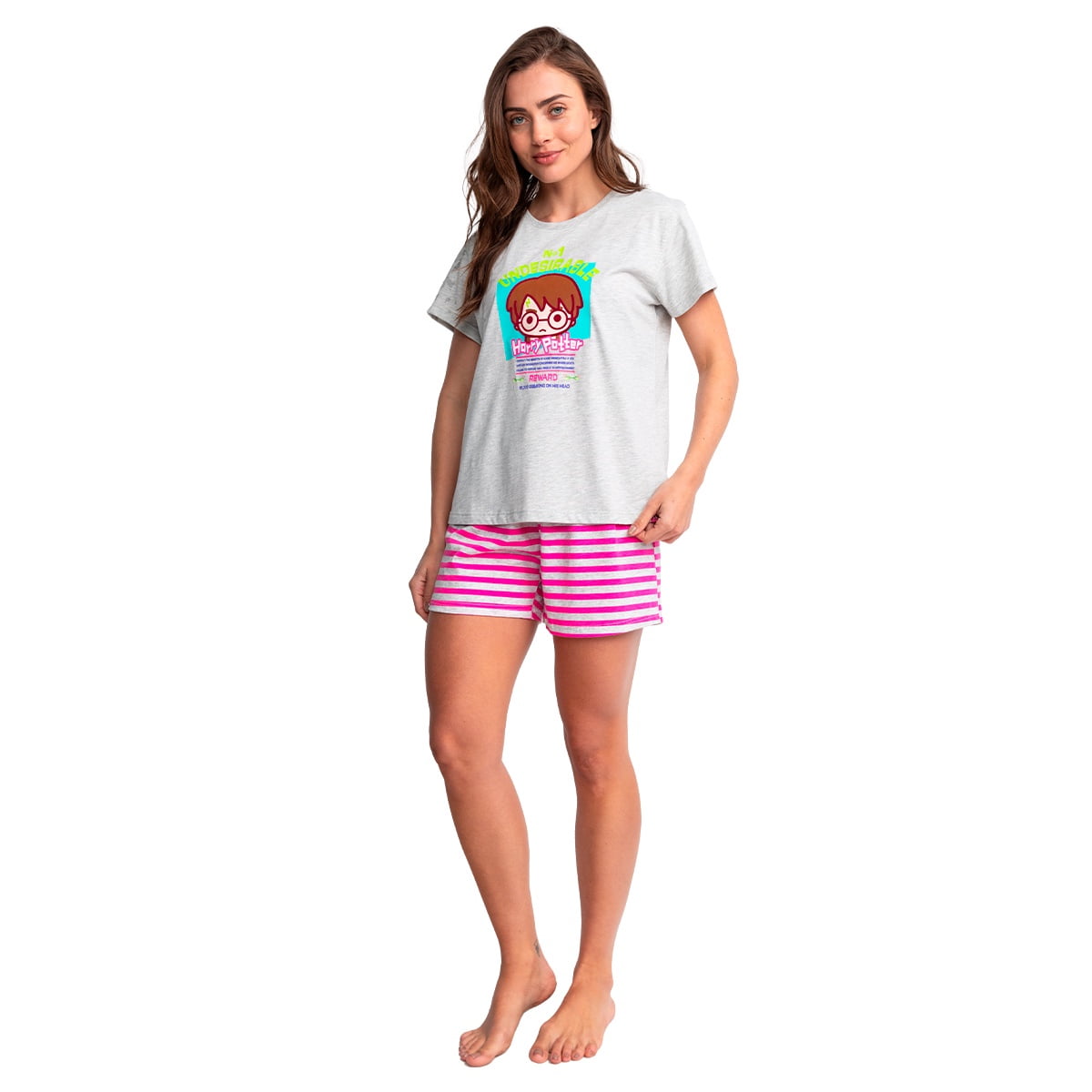 Top - Pijama Mujer Verano Algodón Harry Potter C4