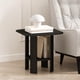 thumbnail image 1 of Mesa Lateral Moderna Furinno Cuadrada con Esquinas Redondeadas y Almacenamiento, 1 of 6
