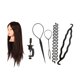 thumbnail image 2 of 4pcs Mujeres Ni?as Clip De Peinado Del Cabello Stick Bollo Herramienta De Máquina De La Trenza+Manicura De La Cabeza Del Entrenamiento De La Peluquería De La Práctica Del Salón + Sujetador 22 ", 2 of 3