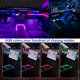 thumbnail image 4 of Luces LED para coche TEKSHINNY con app inalámbrica, 16 millones de colores, 4 of 8